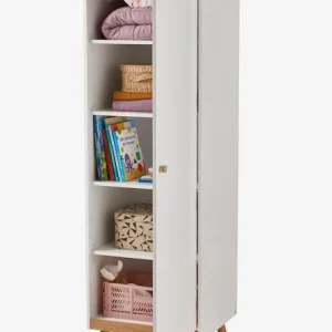 Armoire 1 Porte LIGNE CONFETTI Blanc/bois – Vertbaudet Réductions 10