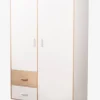 marque pas cher en ligne Armoire 2 Portes + 2 Tiroirs LIGNE HOPLA Blanc – Vertbaudet 20