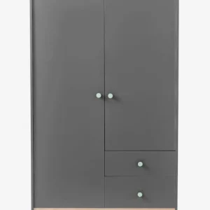 Armoire 2 Portes LIGNE CONFETTI Vert – Vertbaudet soldes magasin 12