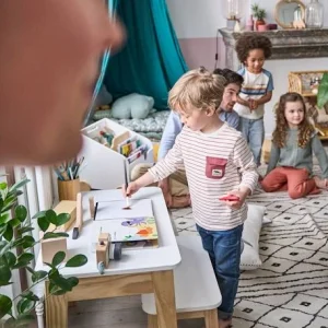 Bureau Maternelle ECOLIER Blanc – Vertbaudet à prix réduits 16