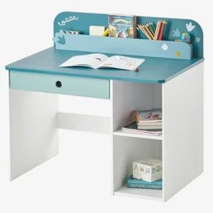 magasin solde Bureau Maternelle ROAAR Blanc Moyen Uni Avec Decor – Vertbaudet 14