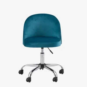 grossiste en ligne Chaise De Bureau à Roulettes Enfant En Velours Bleu/vert – Vertbaudet 7