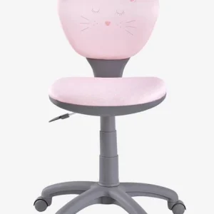 soldes en ligne Chaise De Bureau Enfant à Roulettes Rose – Vertbaudet 6