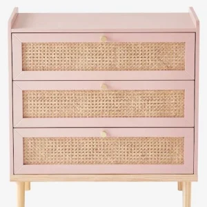 soldes pas cher Commode En Cannage LIGNE POÉSIE Rose – Vertbaudet 10