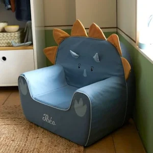 à prix promos Fauteuil En Mousse Dino Triceratops Bleu – Vertbaudet 16