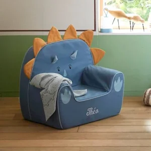 à prix promos Fauteuil En Mousse Dino Triceratops Bleu – Vertbaudet 18