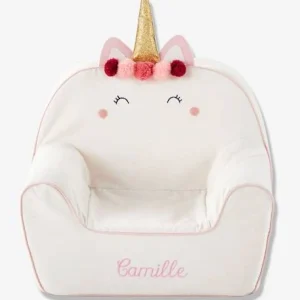 Fauteuil En Mousse Personnalisable Licorne Blanc – Vertbaudet prix abordable 10