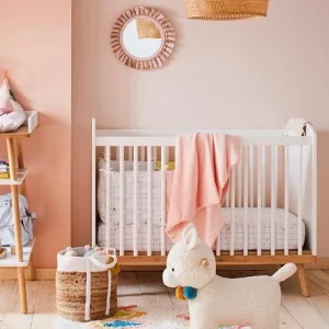 Lit Bébé à Barreaux LIGNE CONFETTI Blanc – Vertbaudet fashioniable 16