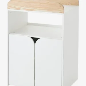 Lit Combiné évolutif Avec Rangements Et Table à Langer LIGNE ECLIPSE Blanc / Bois – Vertbaudet offre spéciale 16