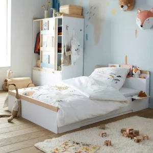 boutiqued en ligne Lit évolutif Enfant LIGNE ABC Blanc – Bois – Vertbaudet 18