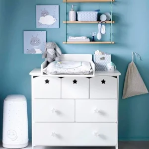 Plan à Langer 52 Cm Pour Commodes Bébé – Romane Blanc – Vertbaudet marques pas cher 10