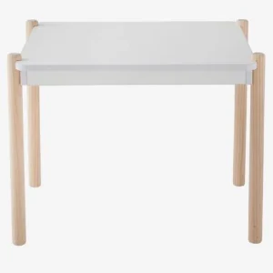 magasin france Table De Jeu LIGNE WOODY Blanc – Bois – Vertbaudet 8